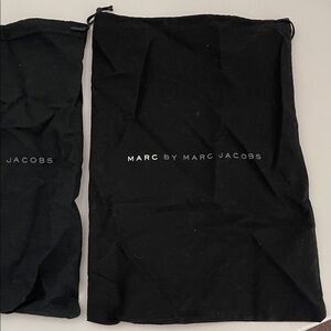 Marc by Marc Jacobs Black Logo Dust Bag